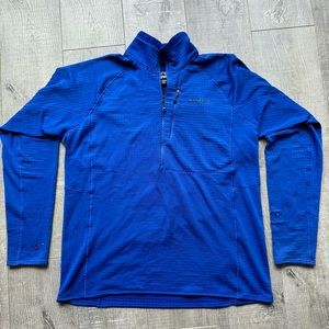 Vintage Patagonia R1 Polartec Half Zip Jacket Blue Size XL Men's